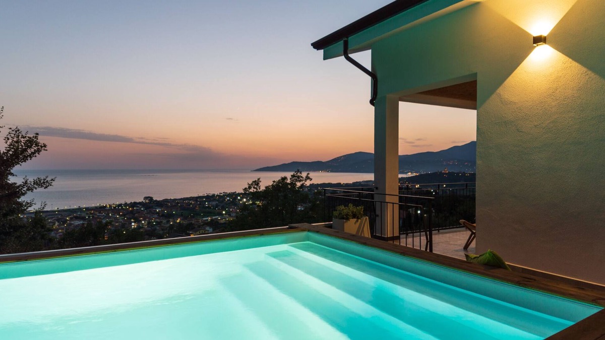 Marina di Ascea Villa | Refined villa with minimal chic interior and fabulous private pool with sea view