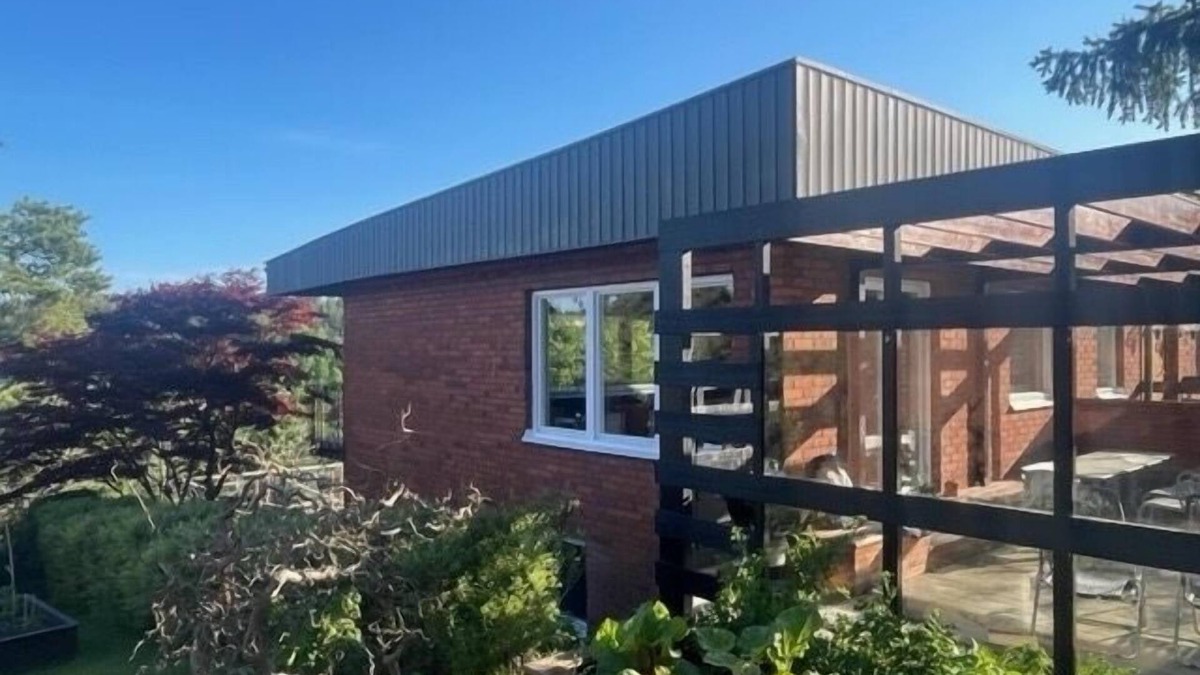 Saltsjobaden House | Refurbished 60s villa w astonishing tree top view, evening sun, close to the sea