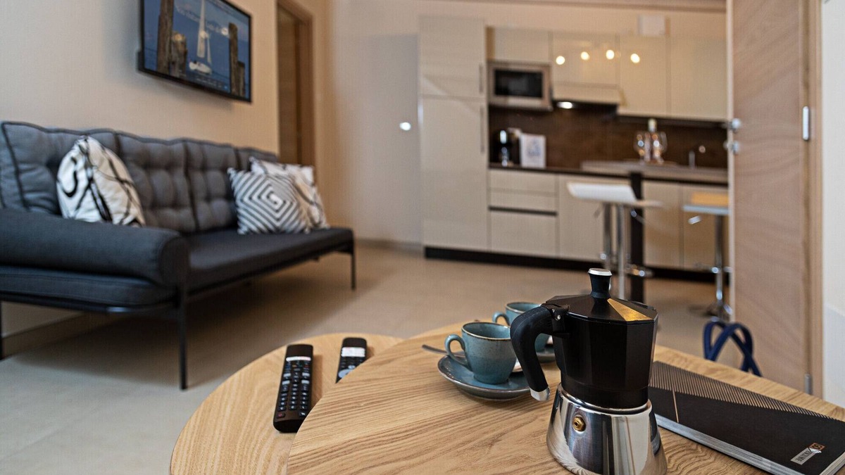Pacengo Apartment | Regarda - Residenza GJ - G floor modern onebedroom apartment with roof terrace