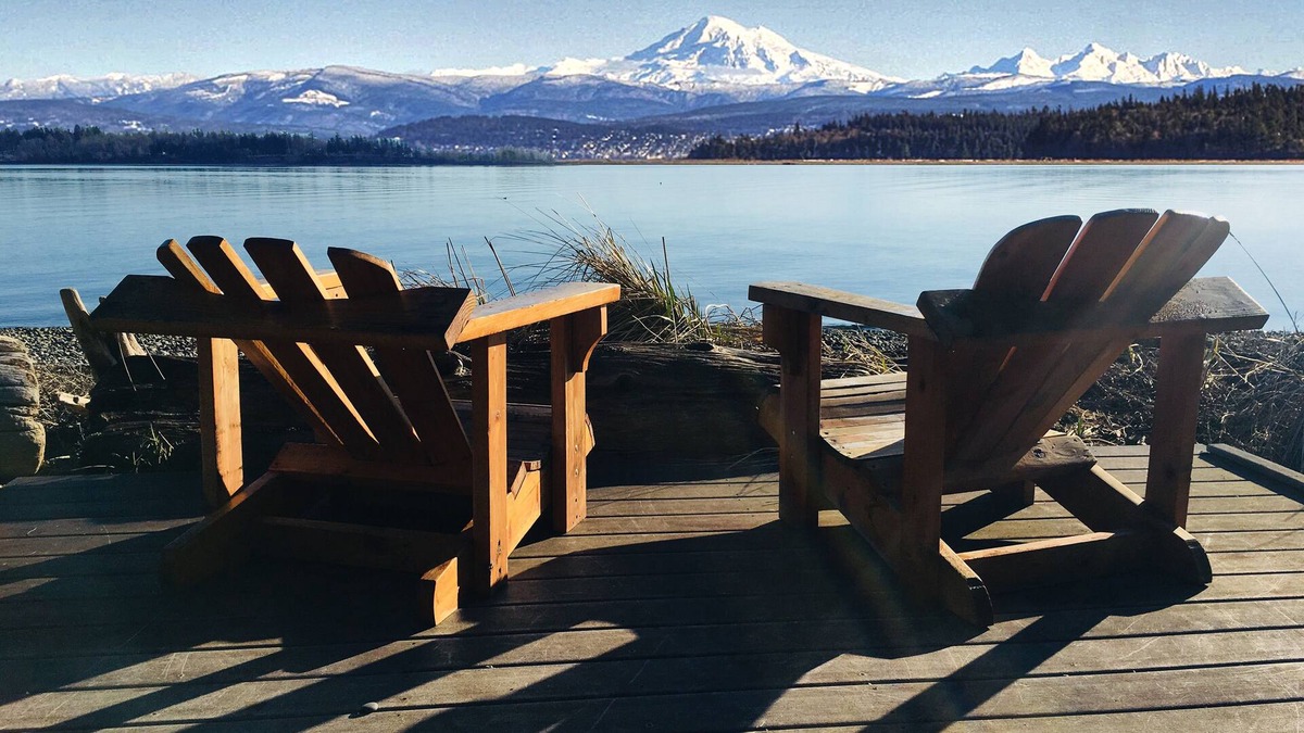 Lummi Island Cabin | Relax on your own Beach - 100' of low bank waterfront