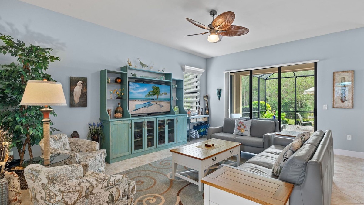 Arborwood House | Relaxing 2BR+Den Getaway With Preserve Views, Resort Perks, and Near RSW+Beaches