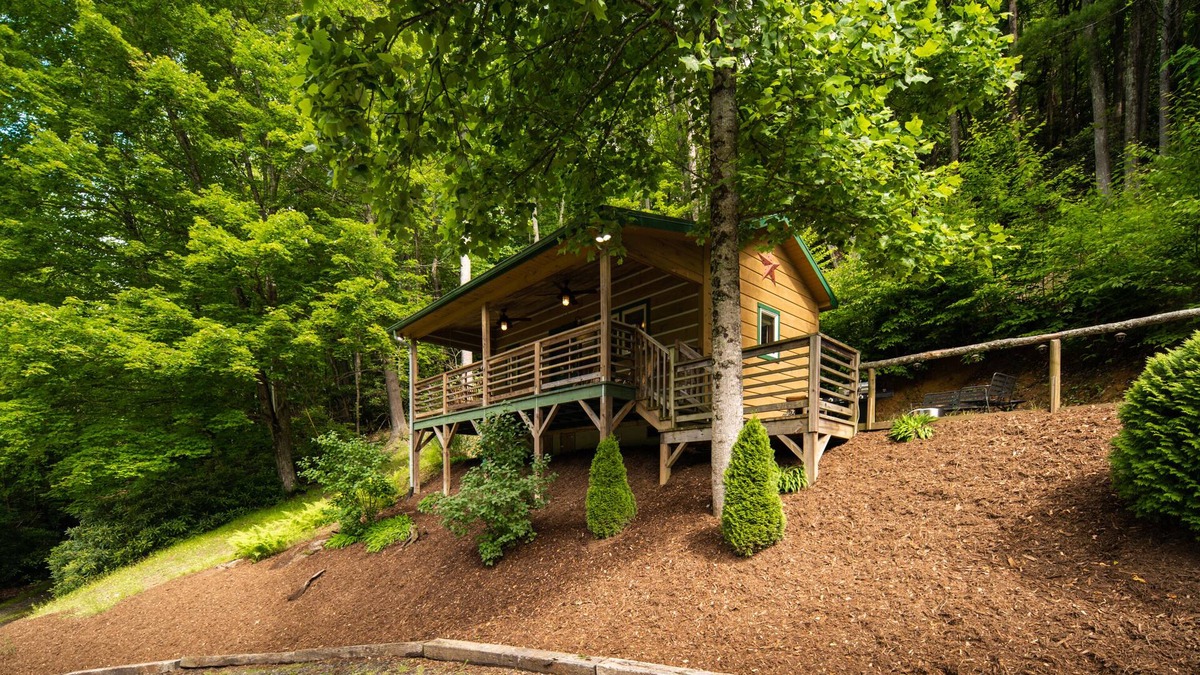 Deep Gap Cabin | Relaxing cabin getaway only minutes from the Blue Ridge Parkway. Pet friendly!