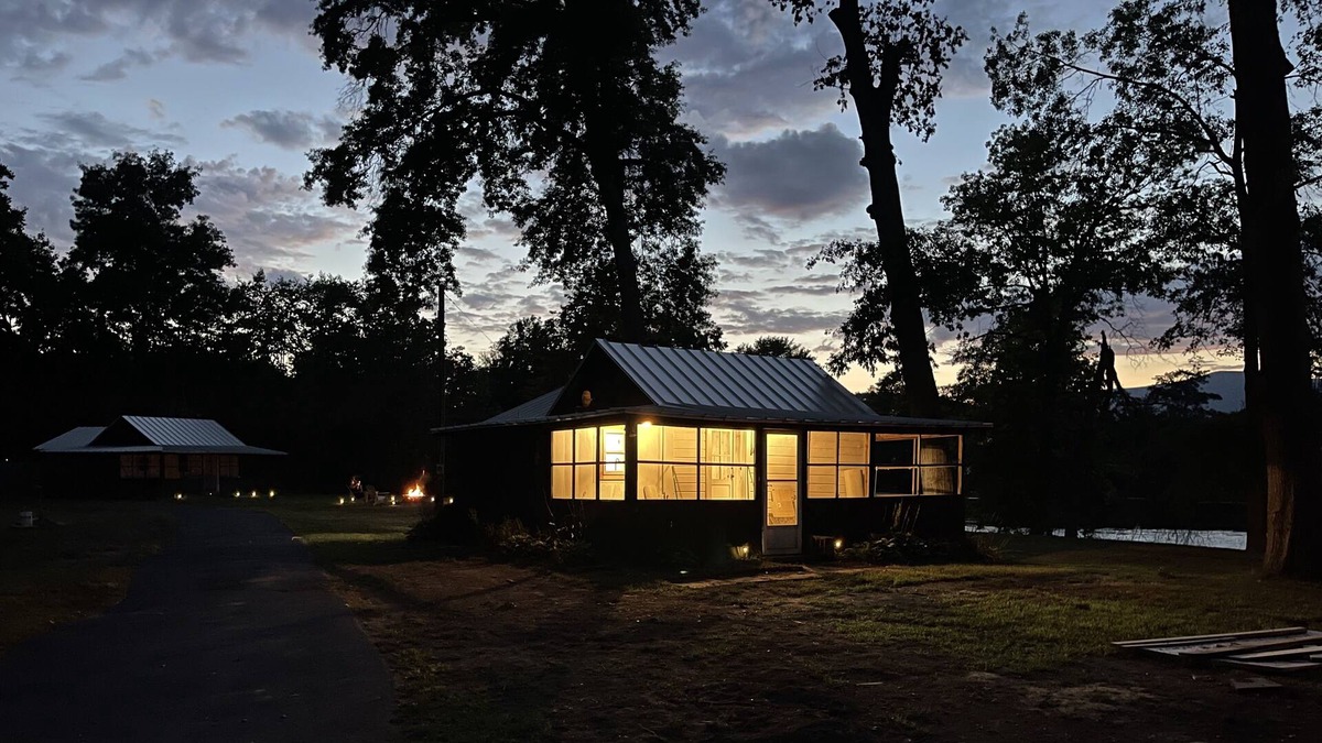 Mount Marion Cottage | Remodeled cottage with fire pit on 1200 foot of the Esopus Creek