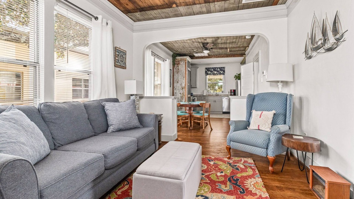 Sanders Beach House | Renovated Bungalow near Downtown Pensacola with King Bed!