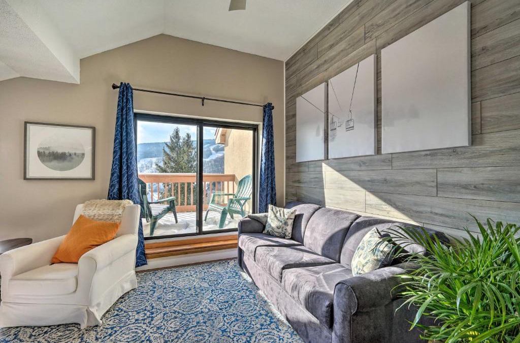 West Dover Apartment | Renovated Dover Condo - Steps to Ski Shuttle!