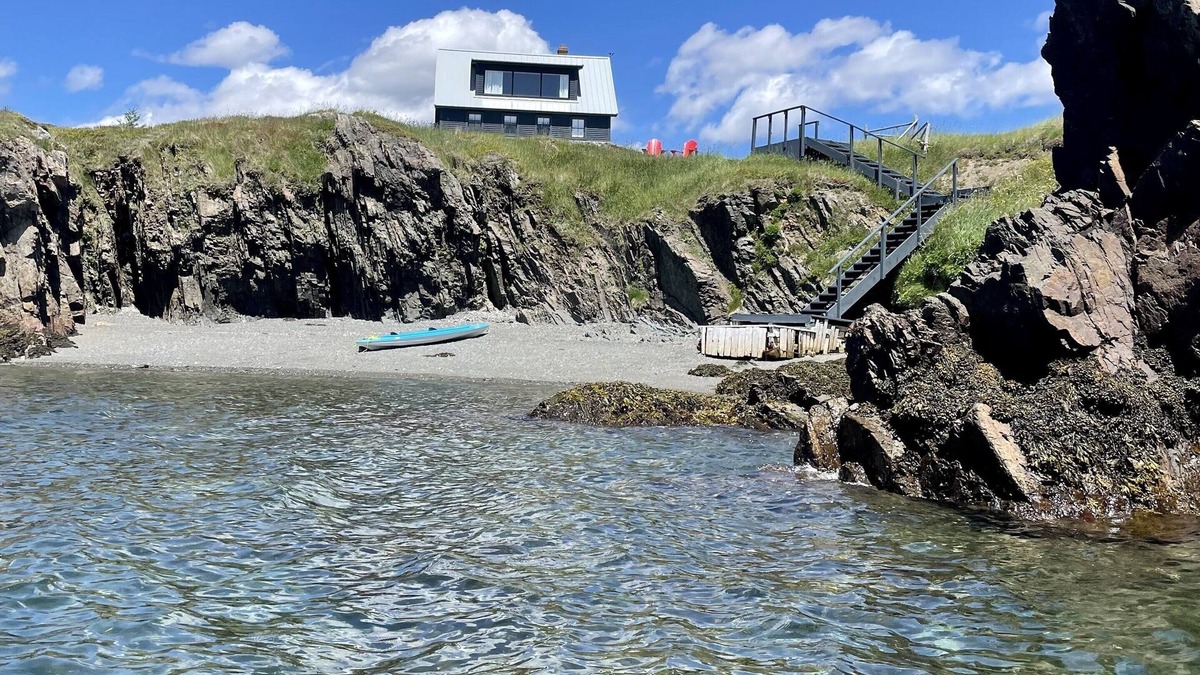 Trinity East House | Renovated Oceanfront Home with Private Beach