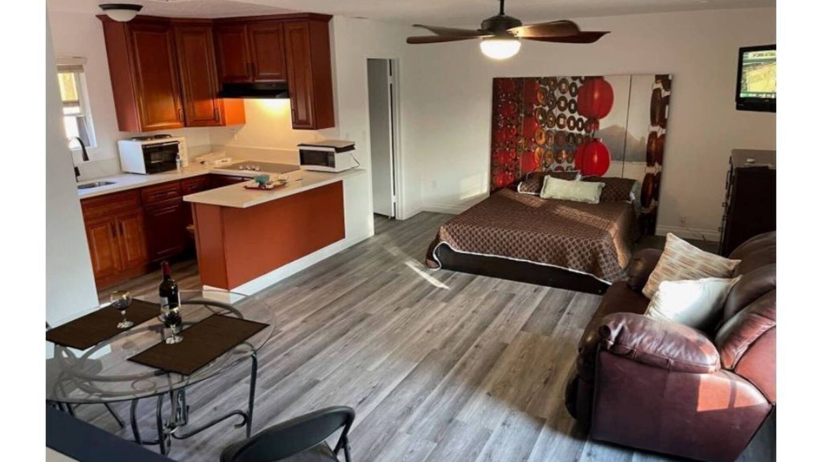 Home Gardens Apartment | Renovated Private Studio/Suite w/Kitchenette Bathroom (Abv Grg)