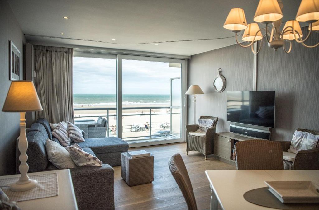 Middelkerke Apartment | Res Helix 1slp kamer app Zeezicht en Parking