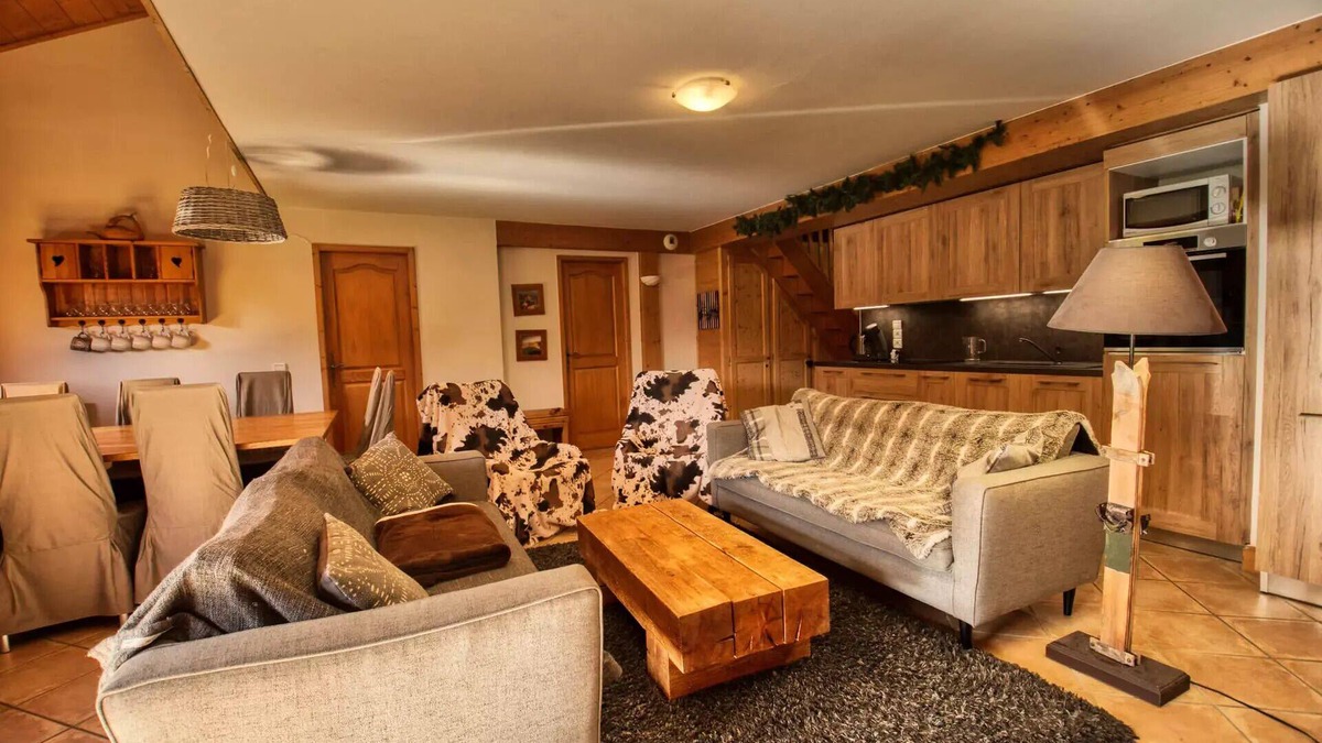 Les Esserts Apartment | Residence Refuge De L'Alpage Bat D - Beautiful duplex at the foot of the slopes, Wifi