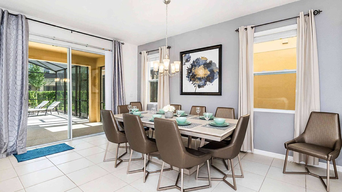 Downtown Villa | Resort 5BR Villa/Amenities/Pool&Spa/Near Disney,Shopping Plaza,Champions Gate ( 5238#)