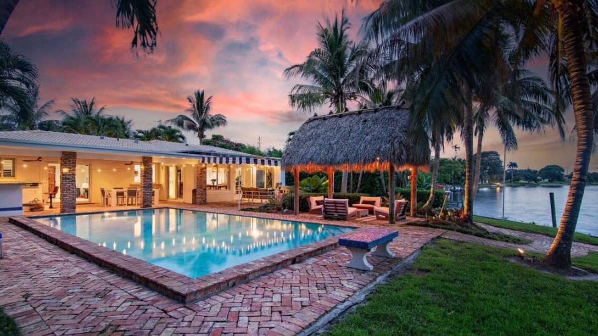 Lake Clarke Shores House | Resort-style sophisticated lakefront pool home!