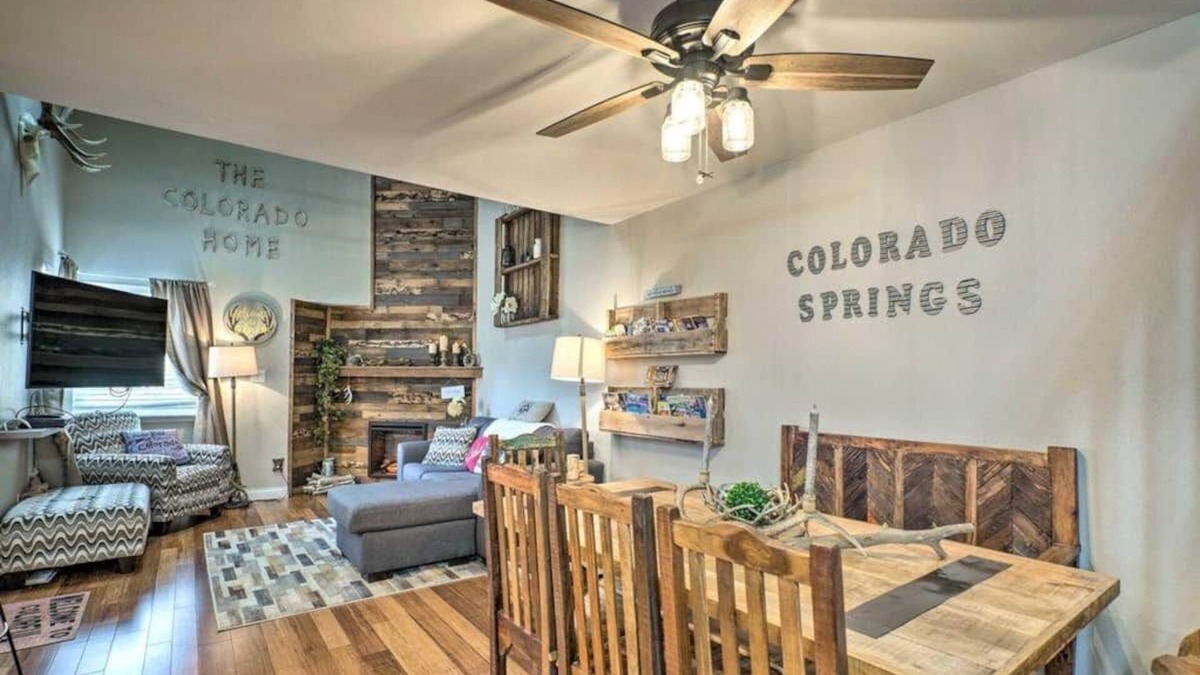 Security-Widefield House | Restful Retreat w/ Private Balcony & Garage