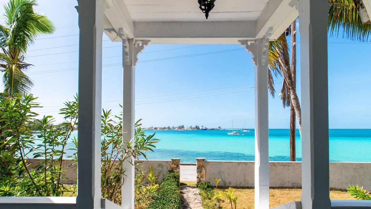 Governor's Harbour House | Restored Historic Waterfront Captains Home, Sunset Views, Walk to Beach