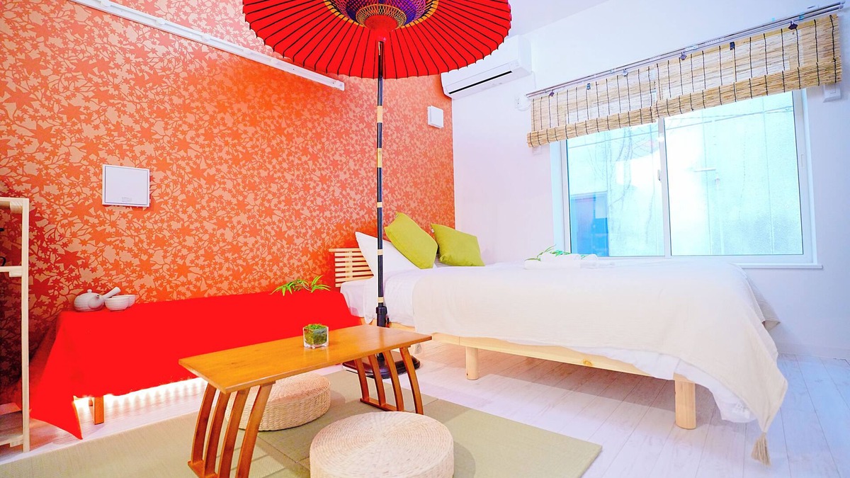 Horikiri Apartment | Retreat in a Japanese teahouse room｜1st floor｜4 min. from Horikirishobuen station