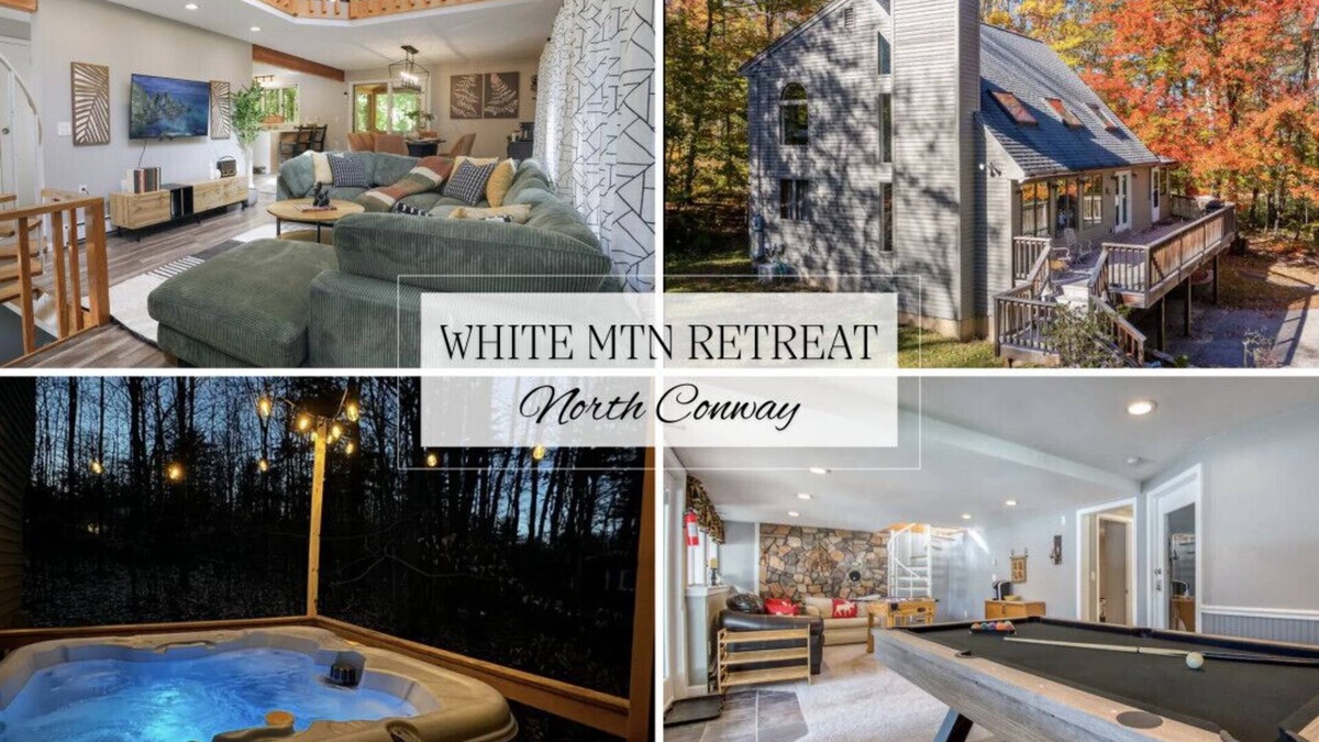 Birch Hill Cottage | Retreat near Conway : HotTub, Harry Potter Room