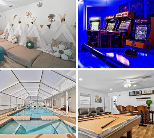 Indian Trails House | Reunion - Sleeps 26 hot tub 10 br 8 ba 6 mile beach
