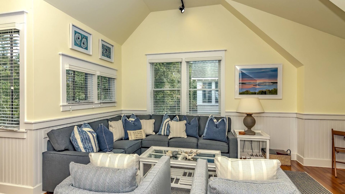 Cape Fear Station House | Reverse floor plan cottage with screened in porch. Nature views!
