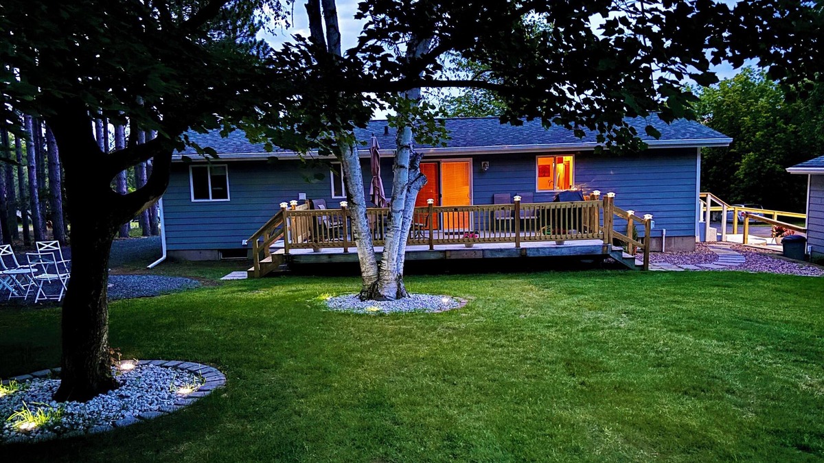 Iron River House | Ride your ATVs and snowmobiles directly from the house!