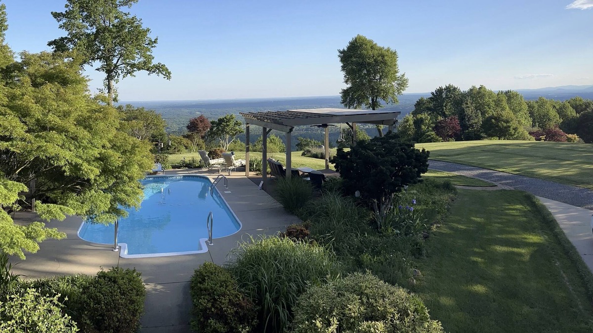 Taylorsville Cottage | Ridgetop Oasis! Cottage/pool perched above valley. Stunning views, gardens, more