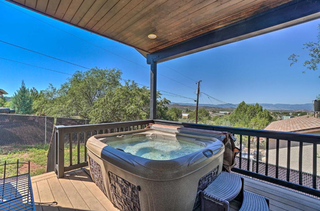 Lake Montezuma House | Rimrock Getaway Private Hot Tub and Mtn Views!