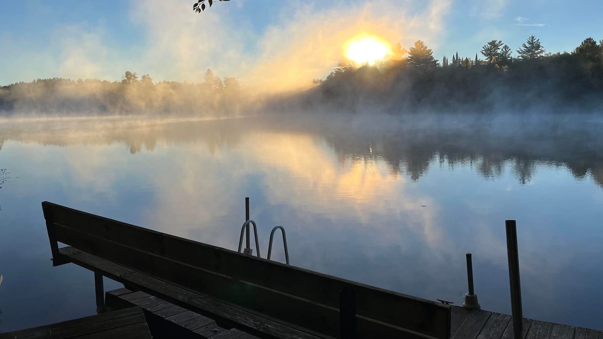 Park Falls House | River's Edge Tiny Home | Expansive Deck