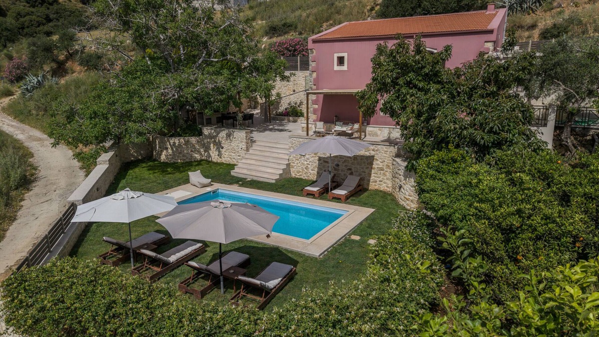 Rethymno Villa | River view Villa, Private pool, near Rethymno