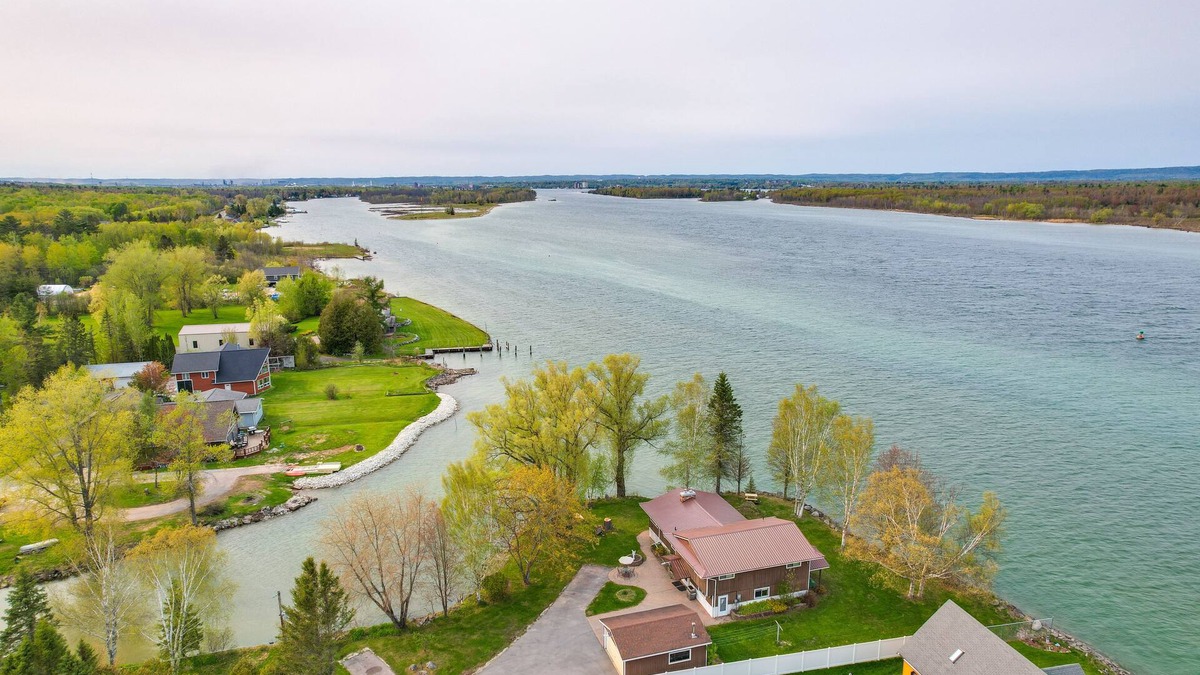 Sault Ste. Marie House | Riverfront Sault Ste Marie Home w/Dock!