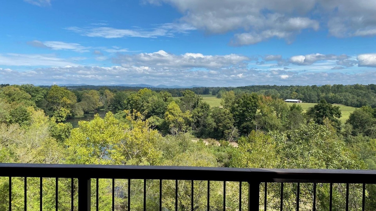 Amity Cabin | Rivers Bend offers beautiful views of the Ouachita Mountains and the Caddo River
