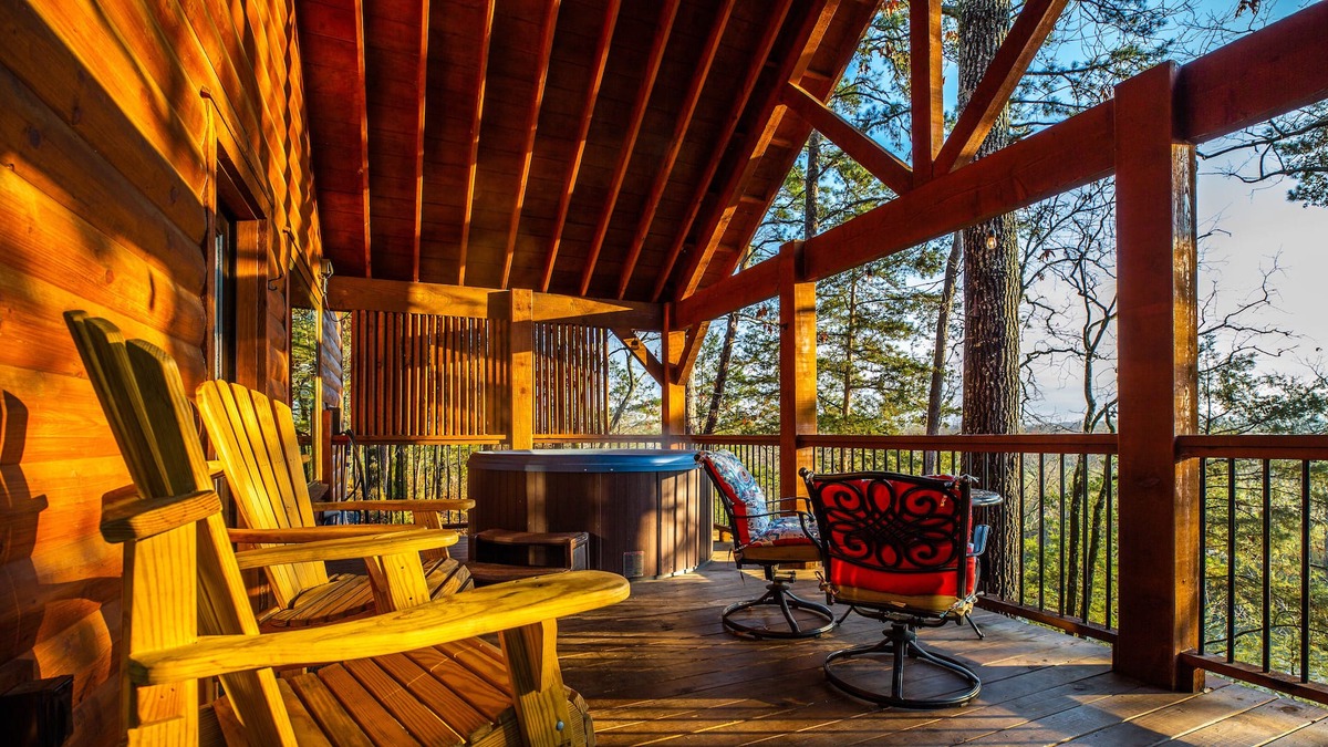 Octavia Cabin | Rivers Bluff - Just The Two of Us Cabin - Private & Romantic Cabin for two