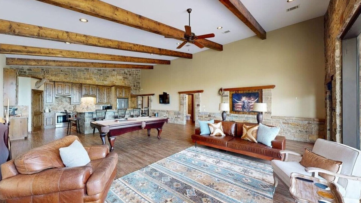 Bryan House | Riverside Oasis: Pool Table Entertainment