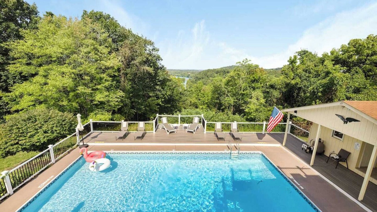 Millville House | Riverview Retreat - Pool, Hot Tub, and Mtn Views!