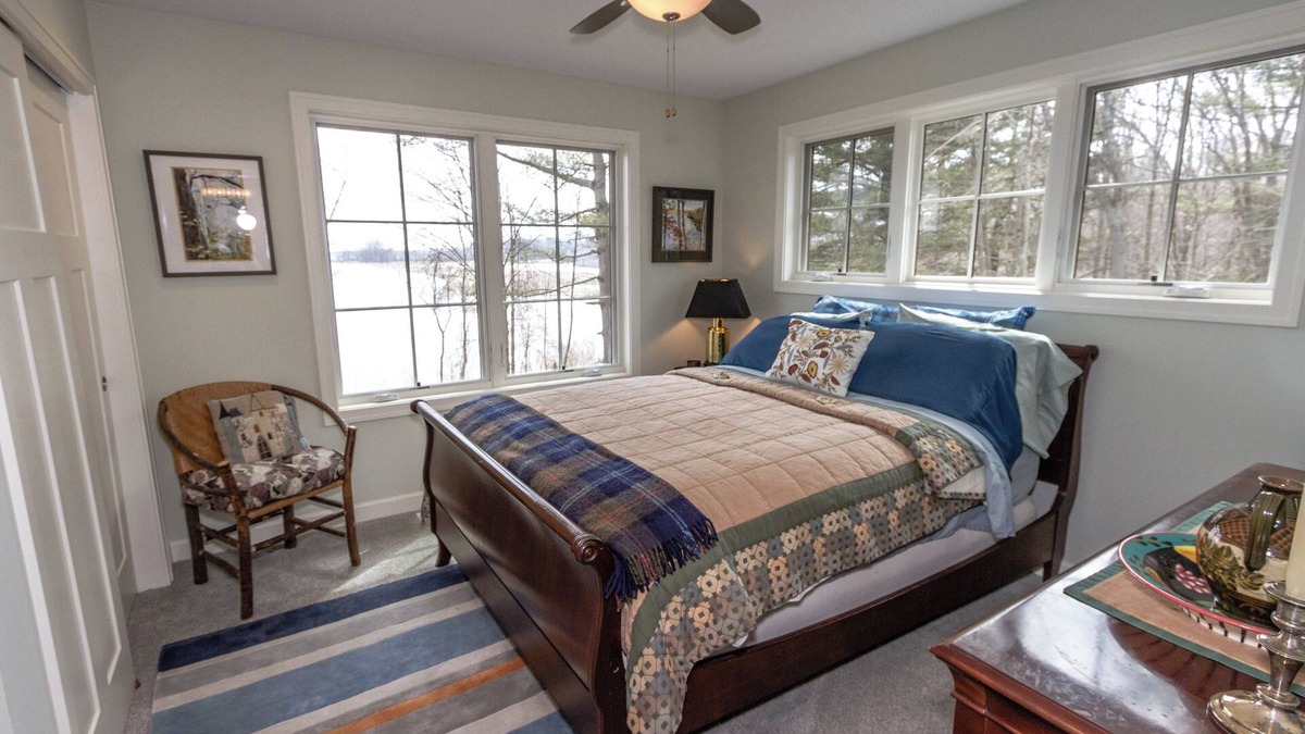 Fennville Bed & Breakfast | Riverview Suite, Waterfront View, includes Chef Dennis gourmet English breakfast