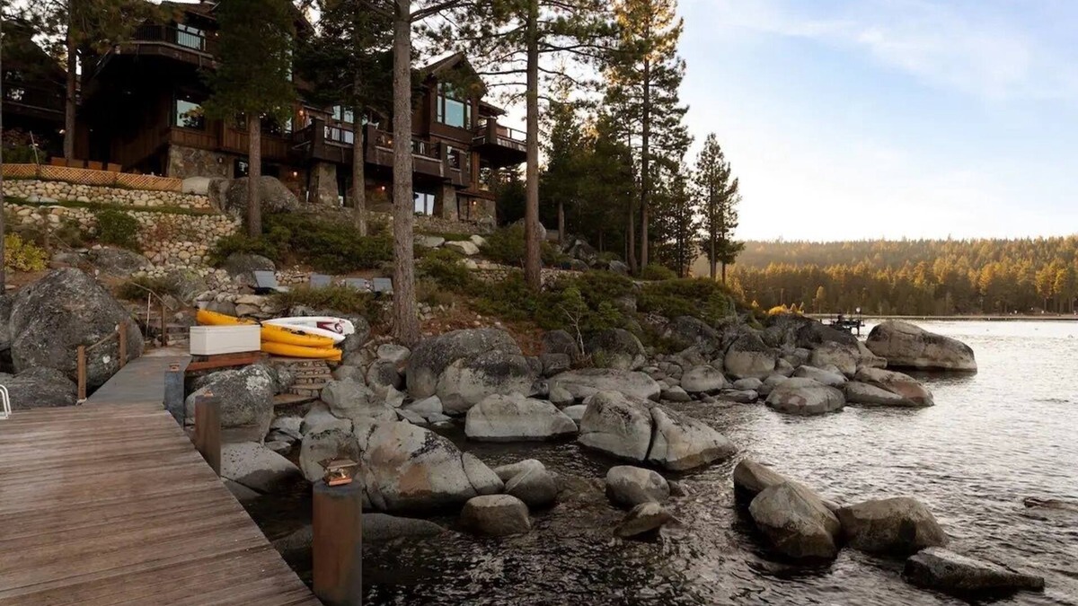 Meeks Bay House | Rockhaven Tahoe Lake Front Estate w/Private Beach