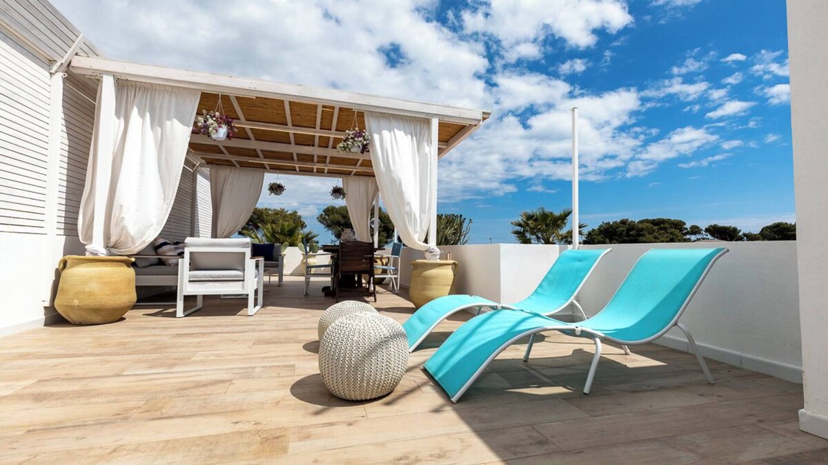 Santa Maria del Focallo Apartment | Romantic House terrazza vista mare