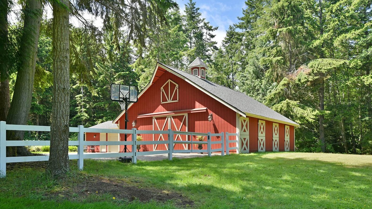 Port Ludlow House | Romantic Barn House - Relax in private lush surroundings.