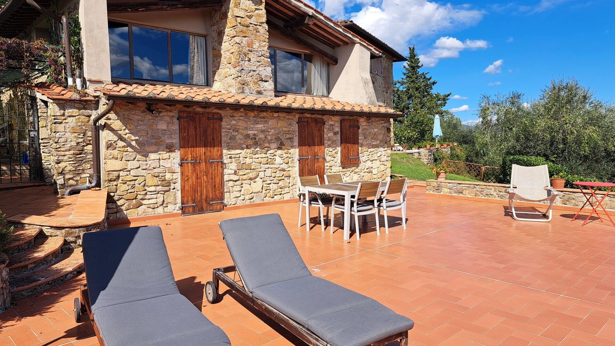 Rignano sull'Arno House | Romantic Barn with private terrace. External shared spaces: pool, garden, bbqn