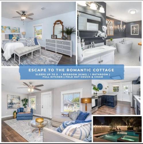Varnum Park House | Romantic Cottage King Pool Pickleball Beaches