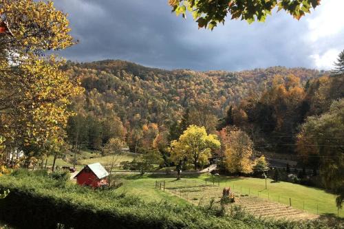 Sugar Grove House | Romantic Farm-Stay Cabin with Petting Zoo & Hot Tub near Boone, NC