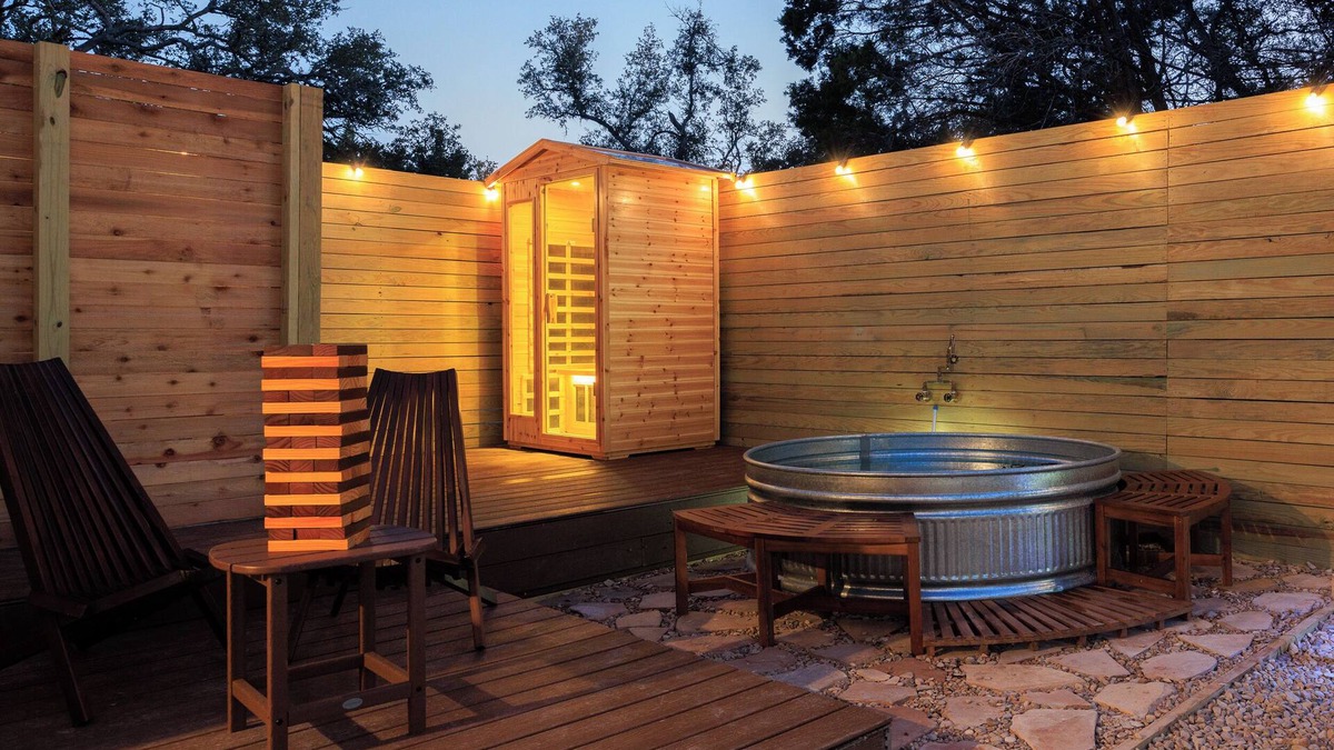 Wimberley Resort | Romantic Luxury Retreat-hot/cold pool & sauna