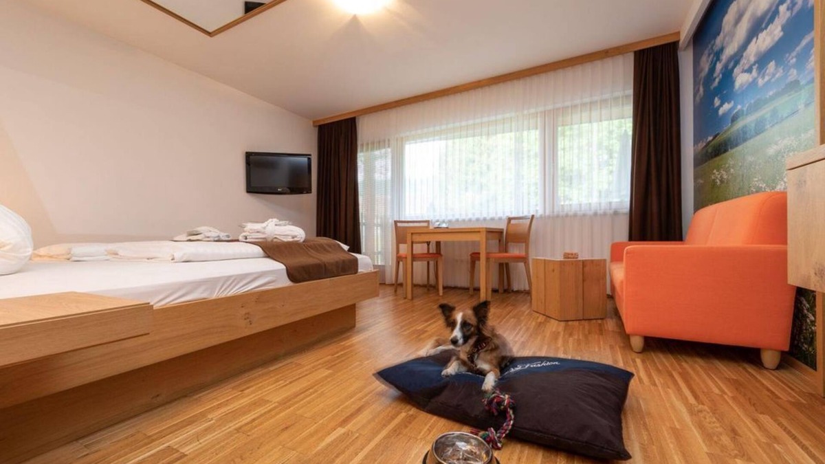 Ramsau am Dachstein House | Romantic room "Feuer" Shortstay, with shower, WC half board - Almfrieden Hotel &