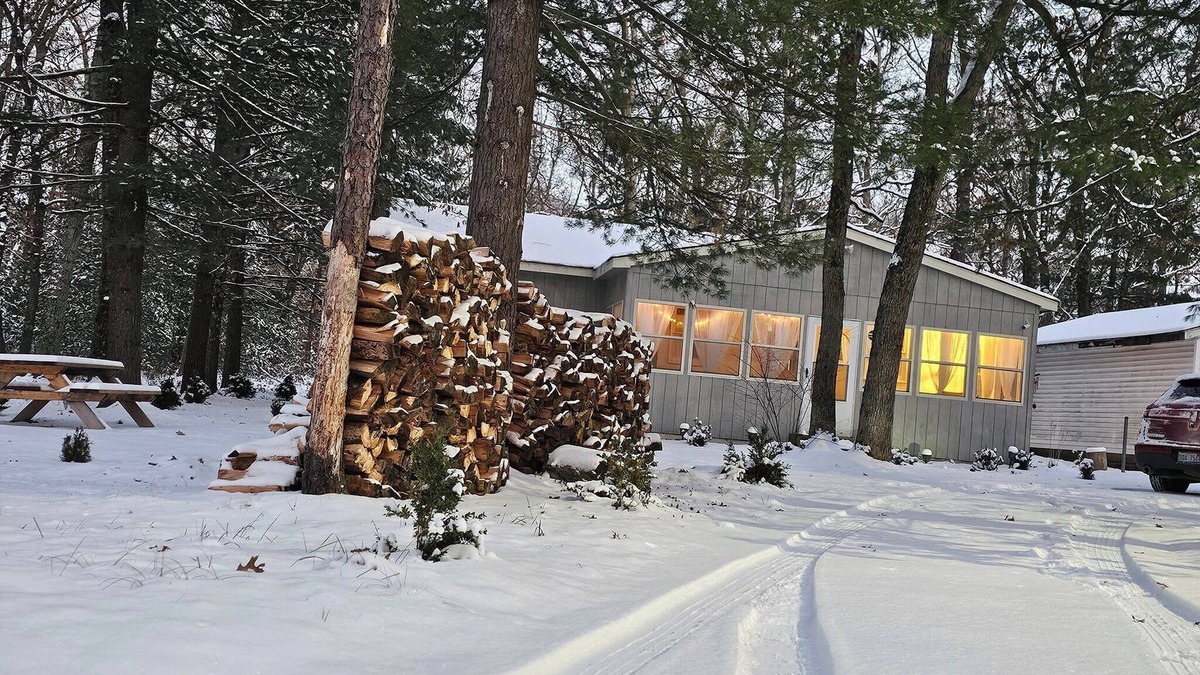 Bitely Cottage | Romantic woodland cottage vacation rental in Baldwin. Pet friendly!