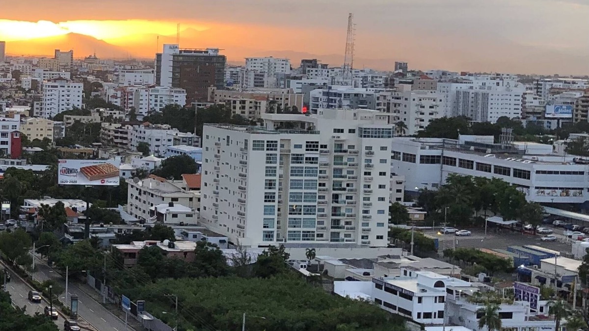 Downtown Santo Domingo Condo | Rooftop Pool with Ocean and City Views