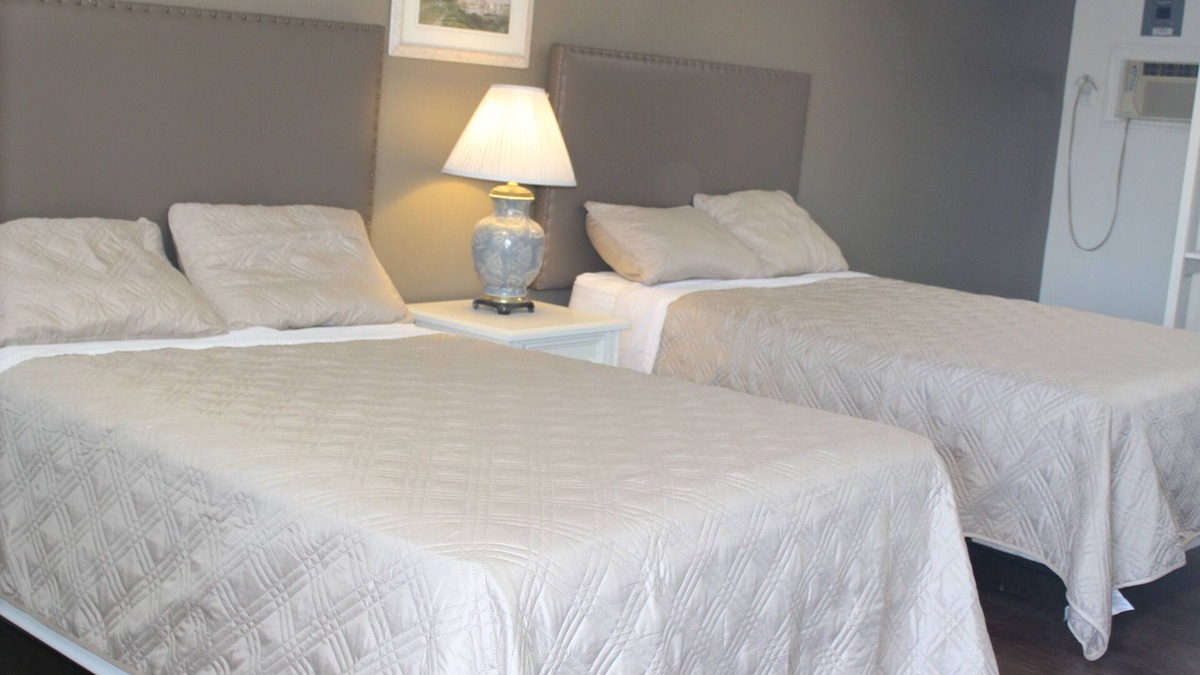 Buzzards Bay Hotel | Room #3 Double Beds sleep up to 4 People