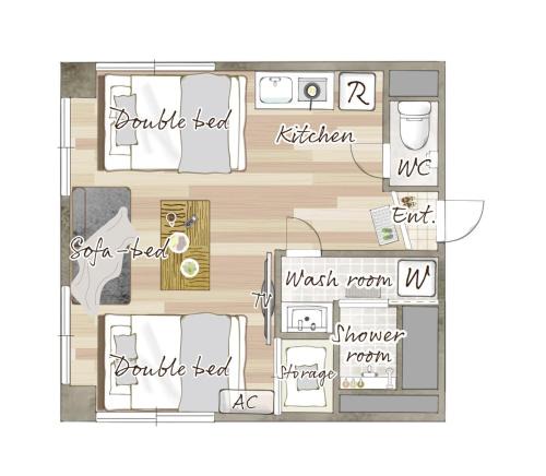 Higashiueno Apartment | rot東上野3丁目401