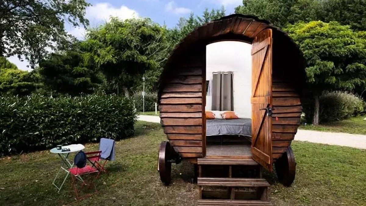 Bagneaux-sur-Loing Cabin | Roulotte Van Beethoven 1 Pièce 2 Personnes Sans Sanitaire