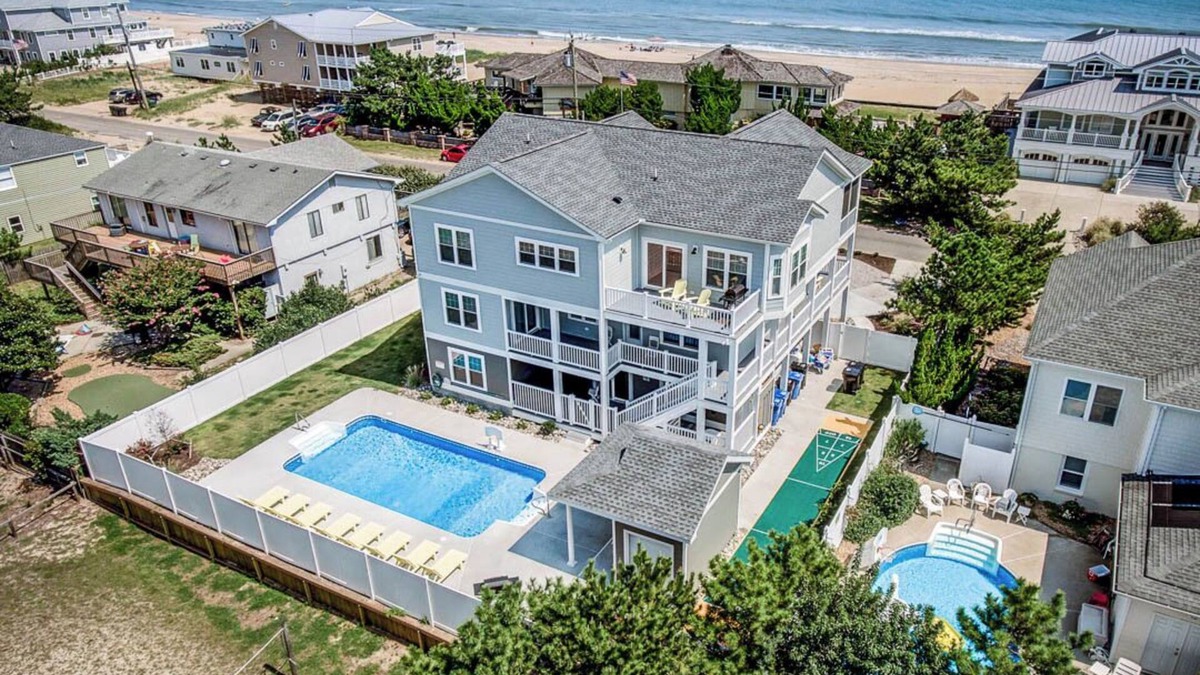 Sandbridge House | Ruff Life | 320 ft from the beach | Dog Friendly, Private Pool, Hot Tub