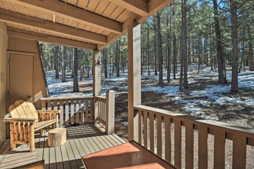 Angel Fire Apartment | Rustic Condo with Patio Walk to Angel Fire Resort!