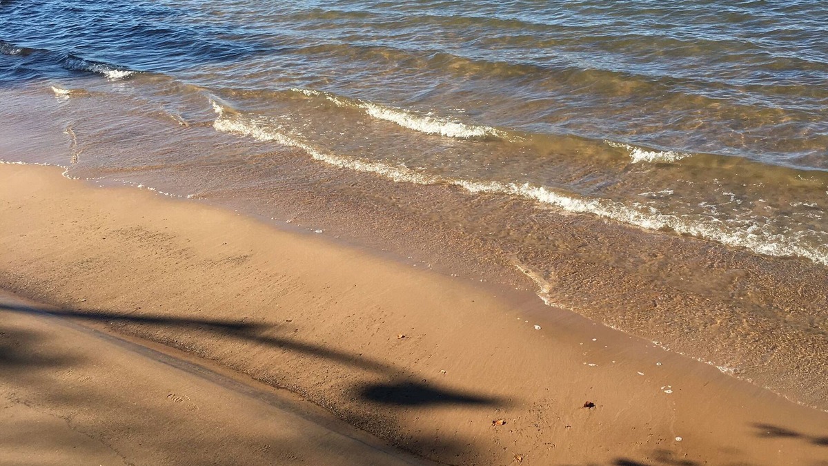 Brimley Cabin | Rustic cozy cabin on a BEAUTIFUL bay of Lake Superior with prime beachfront.