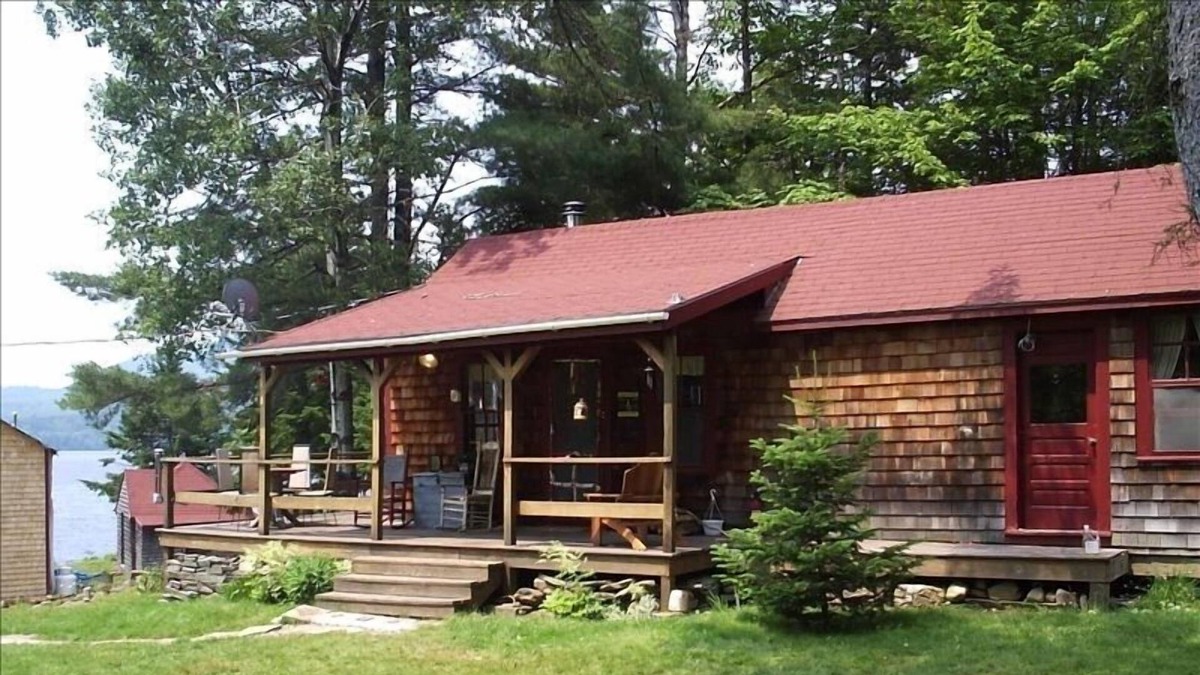 Rangeley Cabin | Rustic Lakeside Wilderness Summer Rental on Beaver Mountain Lake