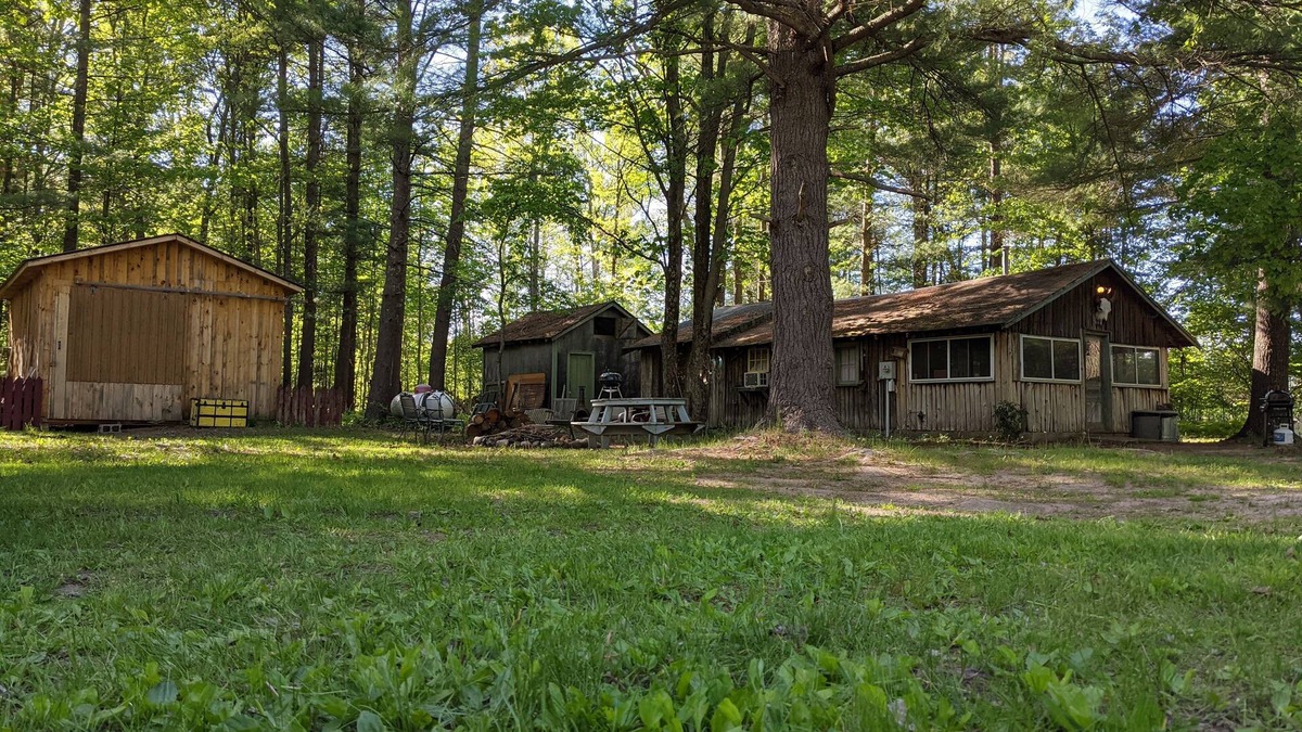 Dickson Township Cabin | Rustic Vacation Rental, Fishing, Hunting, Snowmobiling, Skiing, Hiking